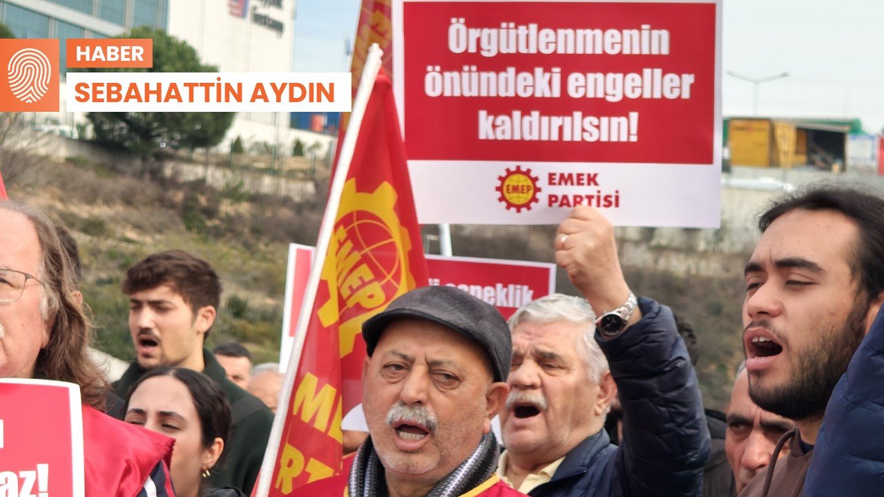 Emek Partisi, grevdeki Green Transfo önünde kampanya başlattı