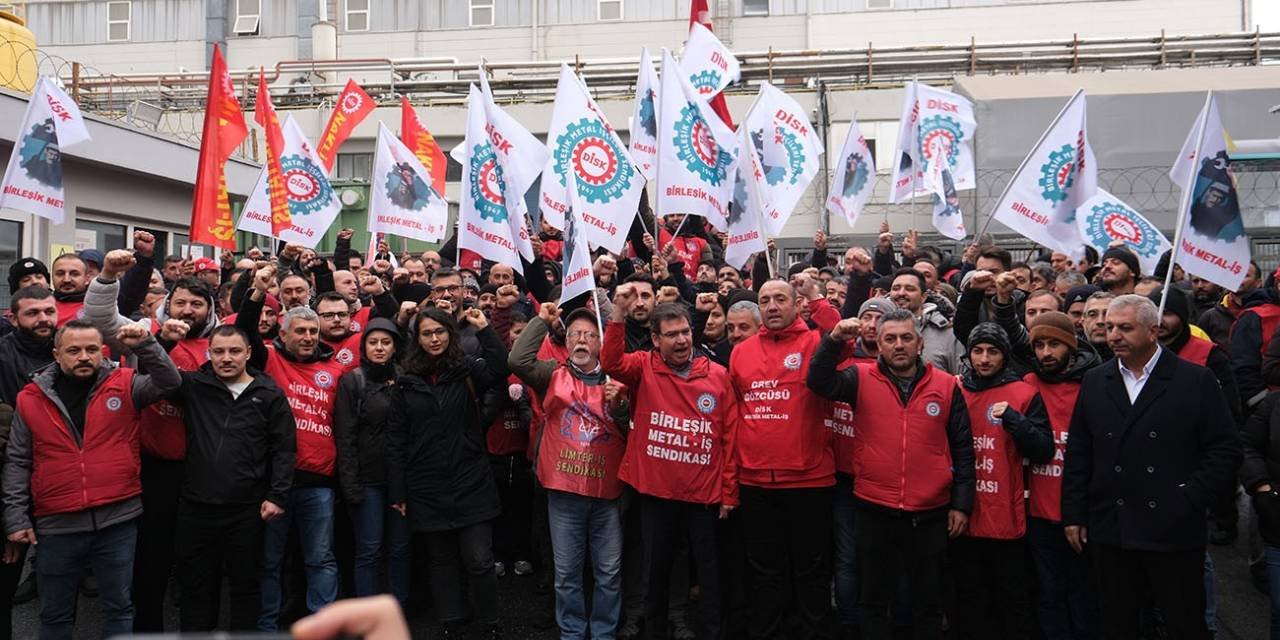 Metal işçilerinin bir grevi daha başarıyla sonuçlandı. MESS dayatması geri çektirildi