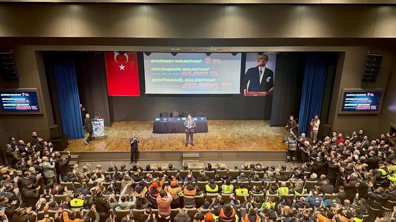 Şehitkamil Belediyesi’nde toplu sözleşme imzalandı: En düşük maaş..