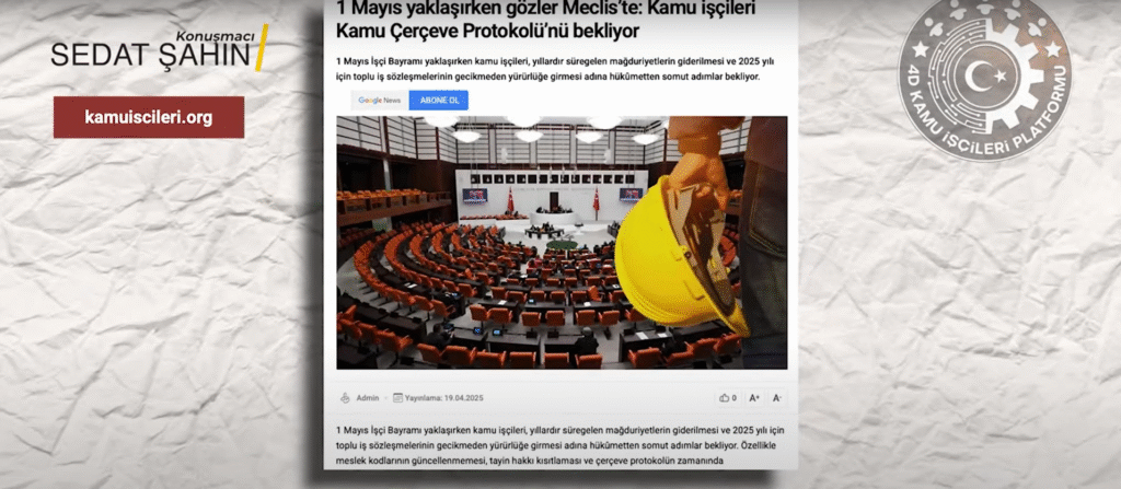 Kamu işçi protokolü zam pazarlığı: Çok Erken