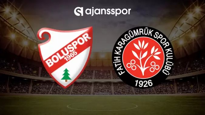 CANLI| Boluspor- Fatih Karagümrük maçını canlı izle (Maç linki)