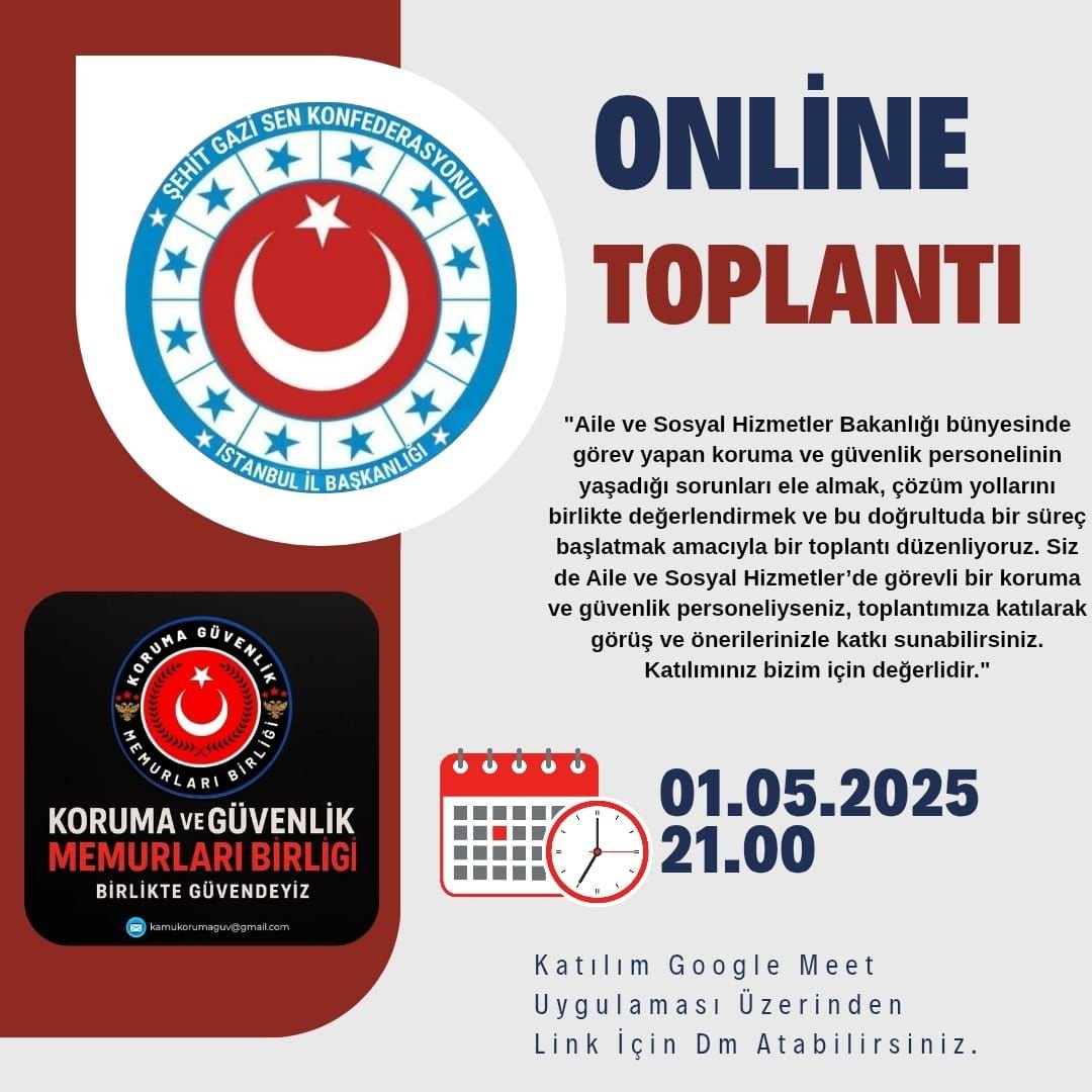 Aile ve Sosyal Hizmetler Bakanlığı’nda Görev Yapan Güvenlik Görevlilerinin Dikkatine!