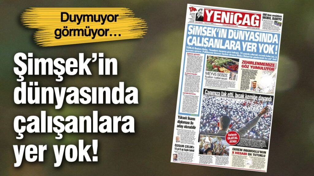 Şimşek’in dünyasında işçiye yer yok!