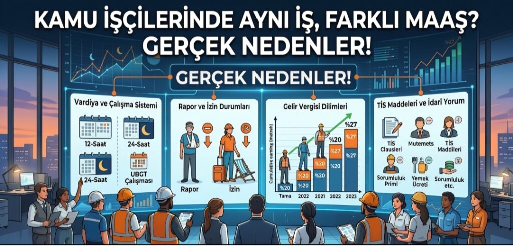 Aynı ünvanlı işçi maaşında neden farklılıklar var?