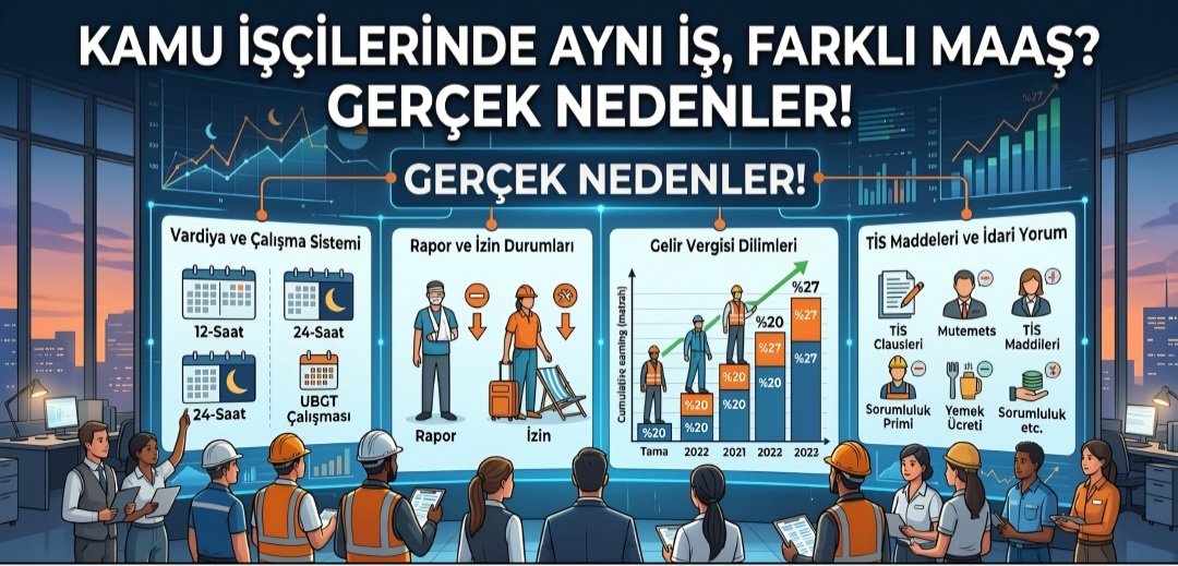 Aynı ünvanlı işçi maaşında neden farklılıklar var?