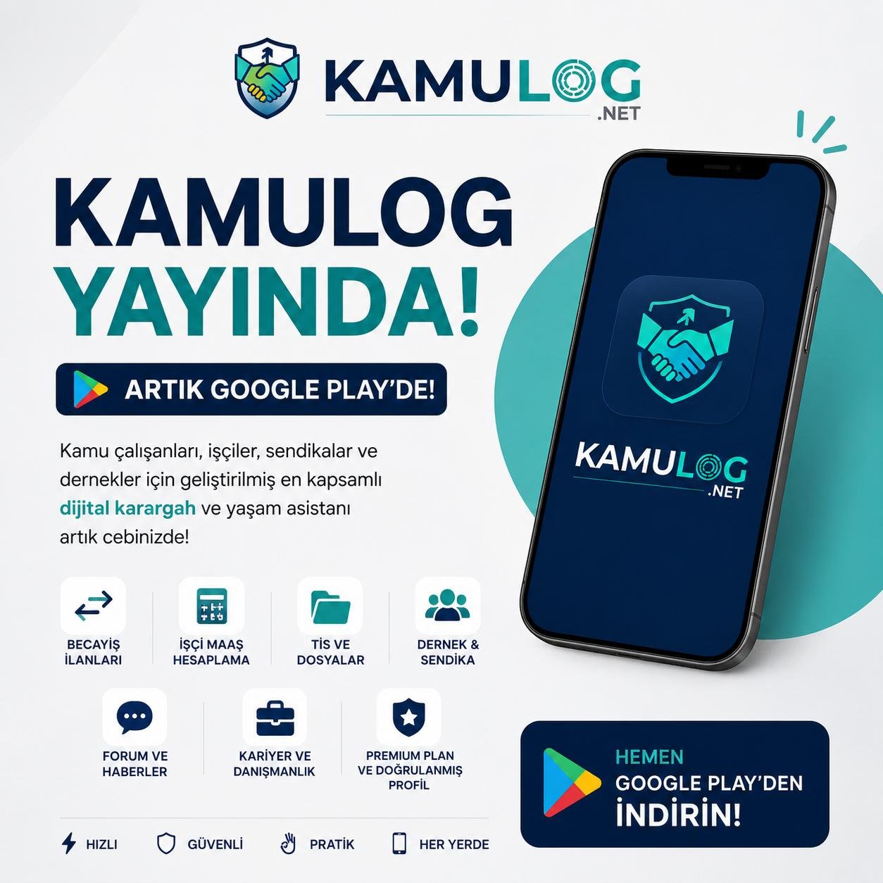Kamulog Yayında: Kamu Çalışanları İçin Yeni Dijital Platform Google Play’de Yerini Aldı